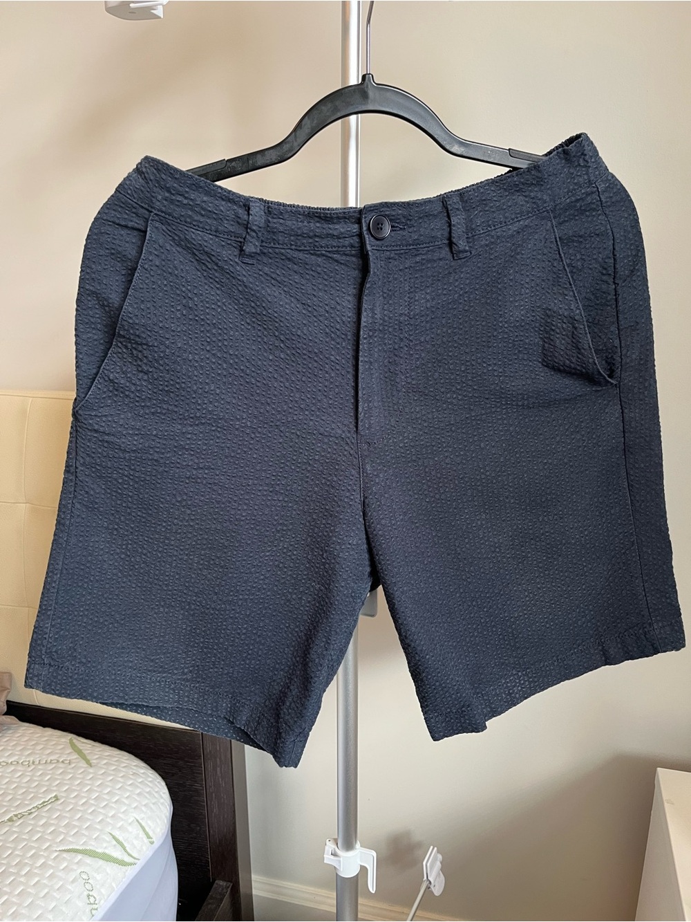 Selected homme seersucker shorts size small